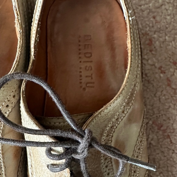 Bed Stu handcrafted Cobbler Series Classic Two-Tone Leather Derby Oxfords